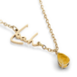 HandmadeBirthstoneNameNecklace-November