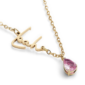 HandmadeBirthstoneNameNecklace-October