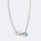 HandmadeBirthstoneNameNecklace-march-silver