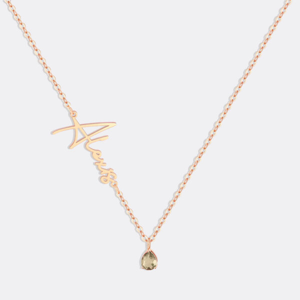 Handmade_Birthstone_Name_Necklace_rosegold_August_1