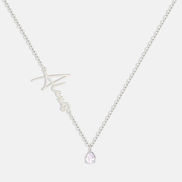 Handmade_Birthstone_Name_Necklace_silver_April_1