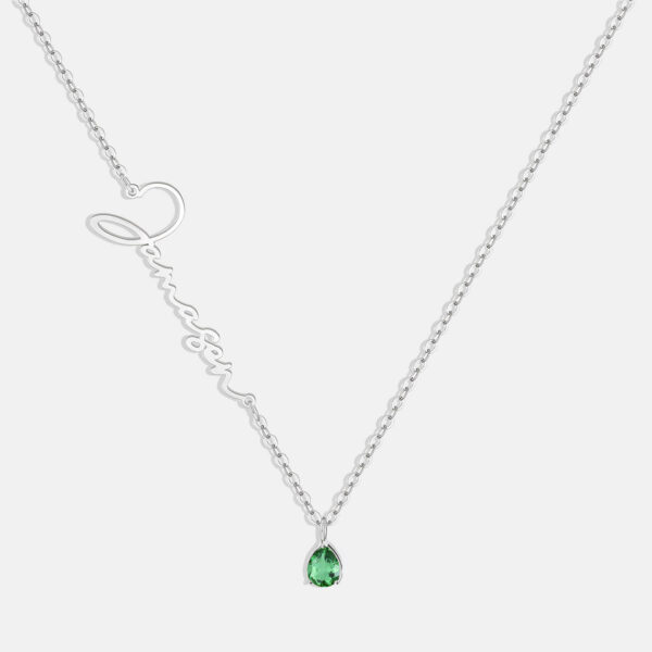 Handmade_Birthstone_Name_Necklace_silver_May_1