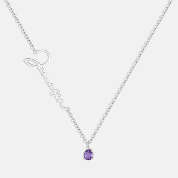 Handmade_Birthstone_Name_Necklace_silver_february_1