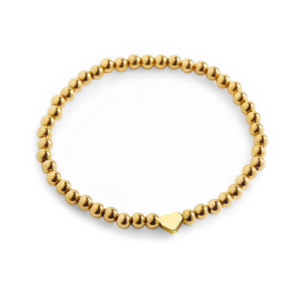 Heart Beaded Stacking Bracelet