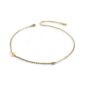 Initial Necklace with Diamond Accent