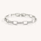 InterlockingDiamondPaperclipbraceletSILVER