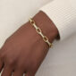 InterlockingDiamondPaperclipbraceletmodel2