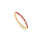 July Birthstone Eternity Stacking Ring