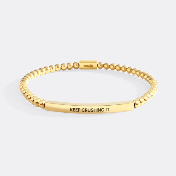 KeepCrushingItgoldbeadsgoldplate