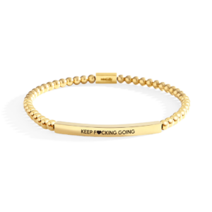 Keep F♥cking Going Beaded Inspire Bracelet