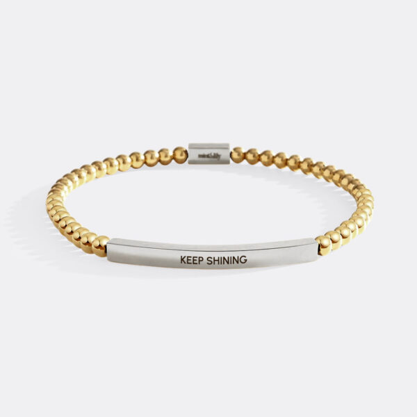 KeepShiningGoldbeadssilverplate