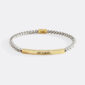 KeepShiningsilverbeadsgoldplate