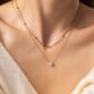 LayeredDoubleChainNecklace-model-1
