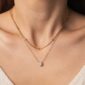 LayeredDoubleChainNecklace-model-2