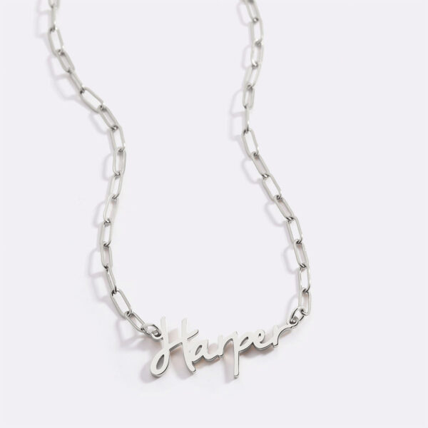 ML-March2025-Fairy-Name-Necklace-with-Paperclip-Chainsilver