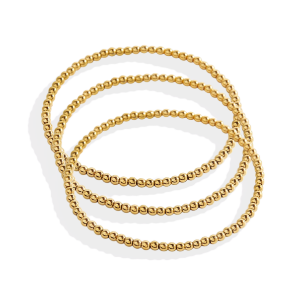 3mm Beaded Bracelet Stacking Set