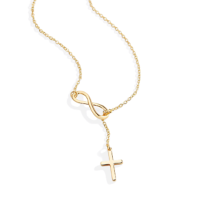 Infinity Cross Pendant Necklace