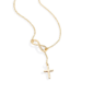 Infinity Cross Pendant Necklace