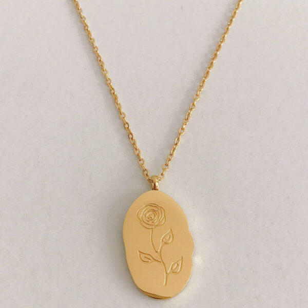 Oval_Birth_Flower_Pendant_Necklace_June