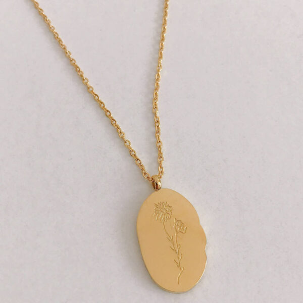 Oval_Birth_Flower_Pendant_Necklace_October