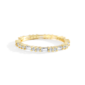 Baguette Gemstone Stacking Ring