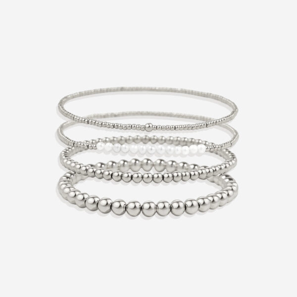 everyday_pearls_bracelet_stacking_set_silver